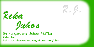 reka juhos business card